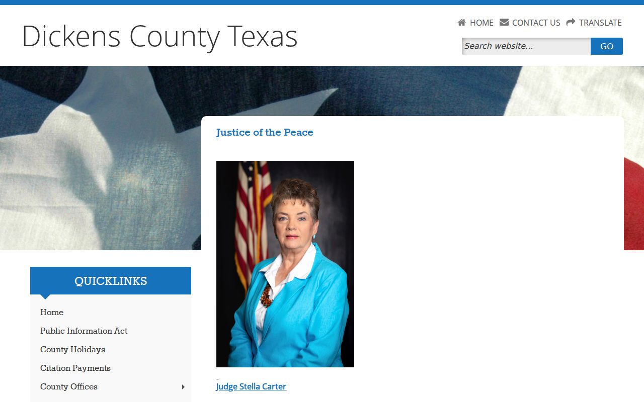 Dickens County court docket justice and traffic source